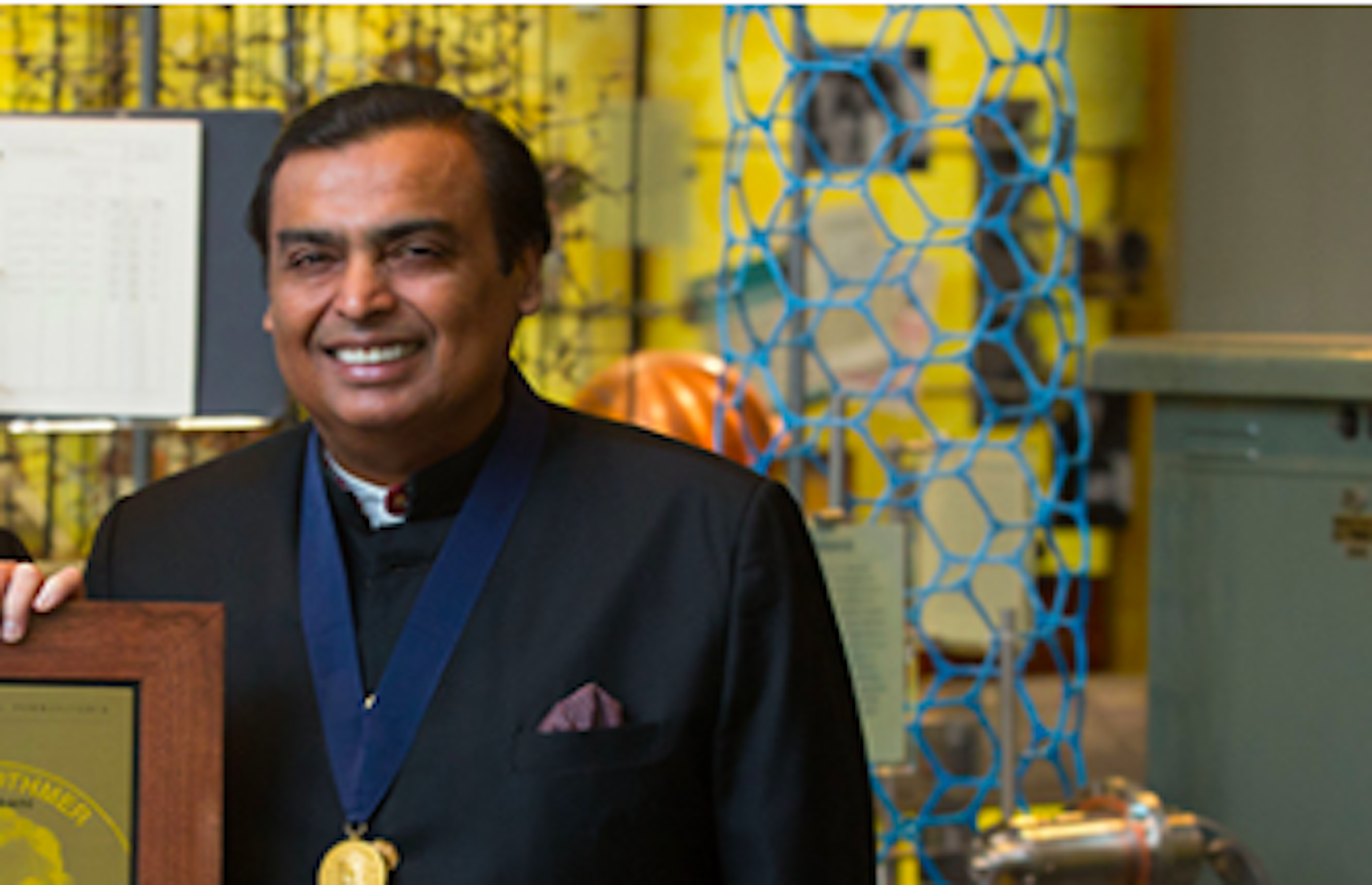 Mukesh Ambani: net worth $41.4 billion (£30.7 billion)